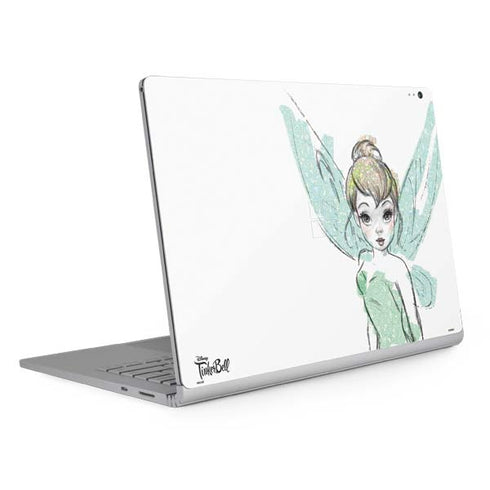 Disney Tinker Bell Watercolor Fairy Art Surface Book 2 13.5in Skin